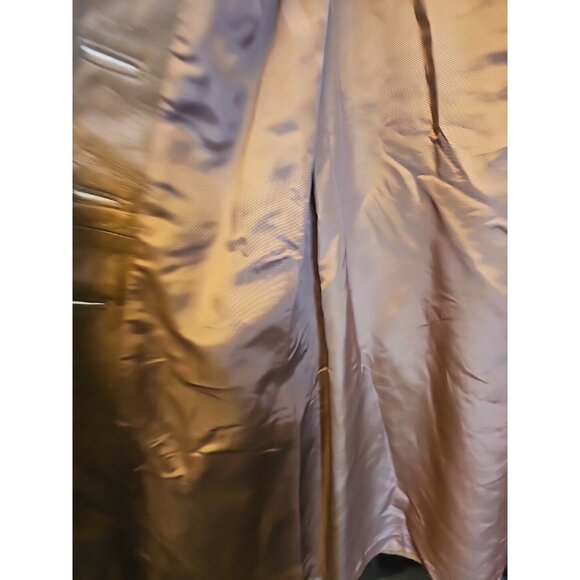 Vintage 24k Leather By Dan Di Modes Coat Womens M Brown Leather Trench Belted - Picture 4 of 14